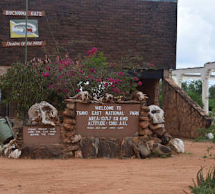 Eingang Tsavo East Park