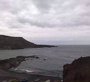 El Golfo unter Wolken