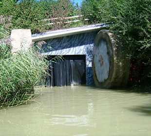 Einfahrt in die Höhle mit dem Boot