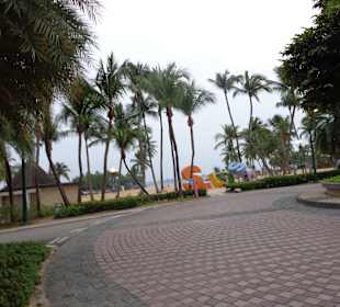 Blick auf den Strand