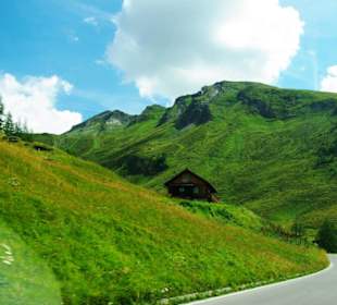 Kleine Berghütten wunderschön