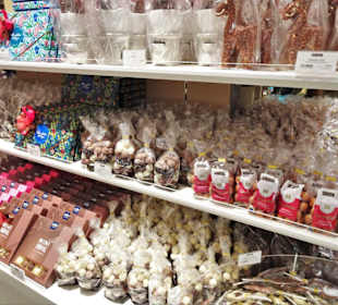 Im Museumsshop des Schokoladenmuseums