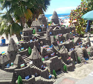 Künstler am Playa del Duque