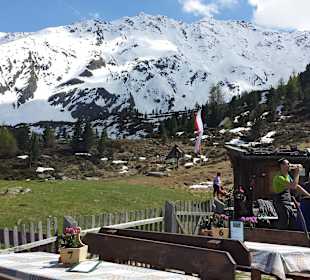 Pause während einer Wanderung