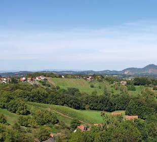 Blick von der Aussichtswarte in Straden