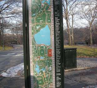 Central Park mapa