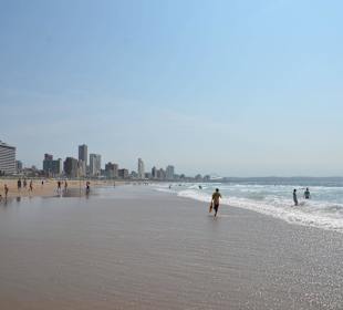 Am Strand von Durban