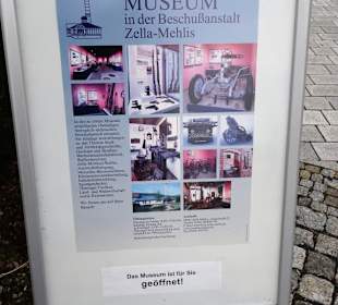 Infotafel des Stadtmuseums in der Beschußanstalt