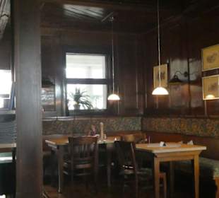 Zum Abendessen im Restaurant Luisensitz