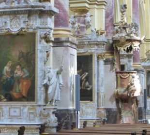 Die sehenswerte Kirche von Ebrach