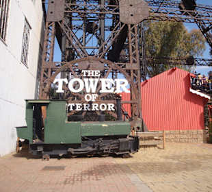 Eine der Achterbahnen