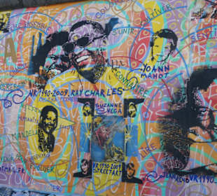 East Side Gallery, das ist Kunstwerk an Kunstwerk