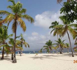 Oststrand Bacardi Strand am morgen noch leer