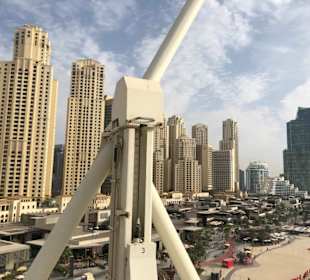 Blick vom Flying Cup oben