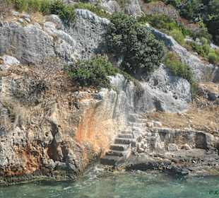 Kekova - versunkene Stadt im Mittelmeer