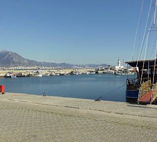 Zur Zeit wenig Schiffe da, alle zur Überholung
