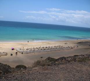 Der Strand in der Nähe von unserem Hotel