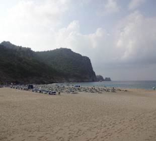 Kleopatra-Strand am Hotel