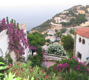 Blick nach unten von der Calle Gustav Mahler