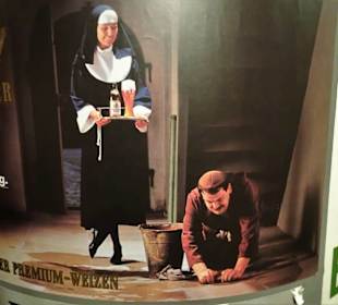 Historische Werbung im Brauereimuseum