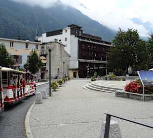Mit der Mini Train durch Chamonix