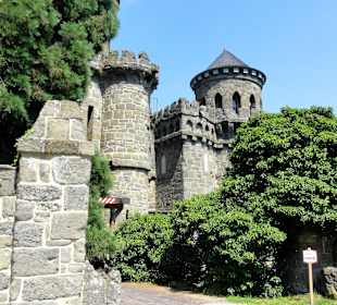 Außenansicht der Löwenburg