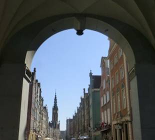Goldenes Tor, Blick durch das Tor zur Langgasse