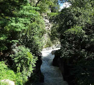 Die Passer-Klamm an der Gilfpromenade