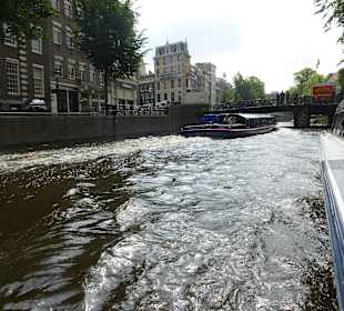 Auf den Grachten unterwegs