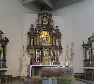 Die katholische Kirche von Stadtlauringen