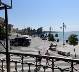 Aussicht auf die Promenade