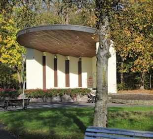 Die Musikmuschel des Kurparks