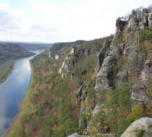 Aussicht auf die Elbe