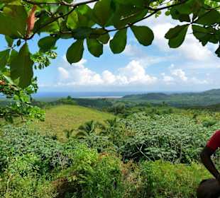 Vor dem Abstieg zum Saltos de Limon