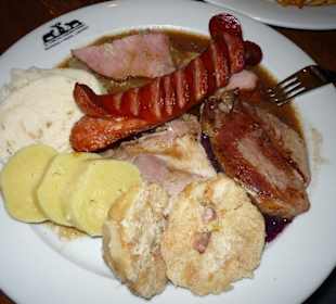 Böhmische Küche im "U Medvidku"