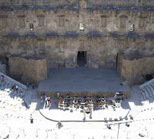 Blick auf die Bühne