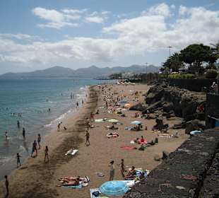 Teil vom Strand Playa Grande