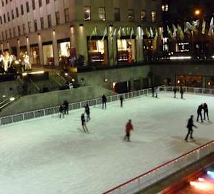 Eisbahn beim Rockefeller Center