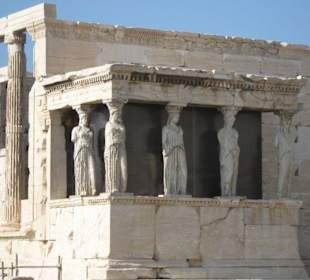 Particolare delle Cariatidi