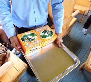 Service nur in den Touristenwagen