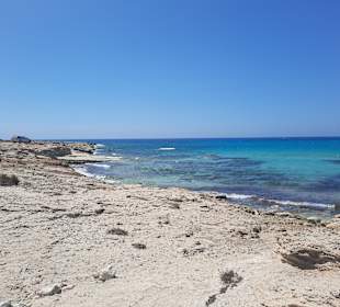 Linke Seite  Ende Landa Beach, Küstenwanderung 