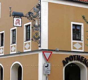 In der malerischen Altstadt von Furth im Wald