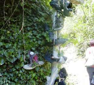 Schuhverkauf in der Schlucht von Myli
