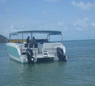 Katamaranboot der Thong Nai Pan Marine