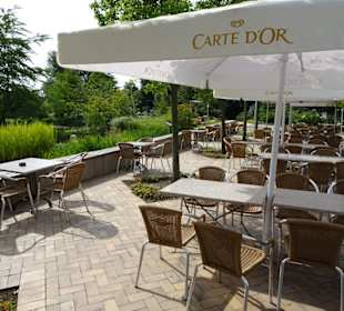 Das Restaurant am See im Park der Gärten