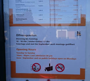 Öffnungszeiten