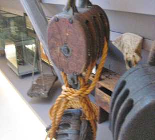 Block für Zugrichtung von Tauwerk