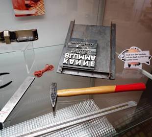 In der Sonderausstellung "Druck"