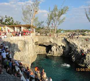 Beschauung der Klippenspringer