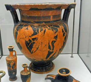 Griechische Keramik im Museo Antonio  Salinas